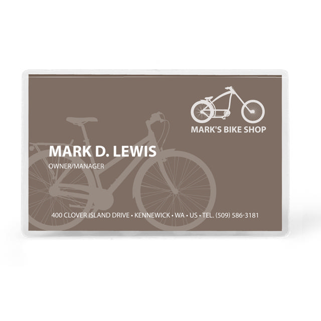 Top-Loading Self-Adhesive Business Card Pockets