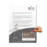 Top-Loading Self-Adhesive Business Card Pockets