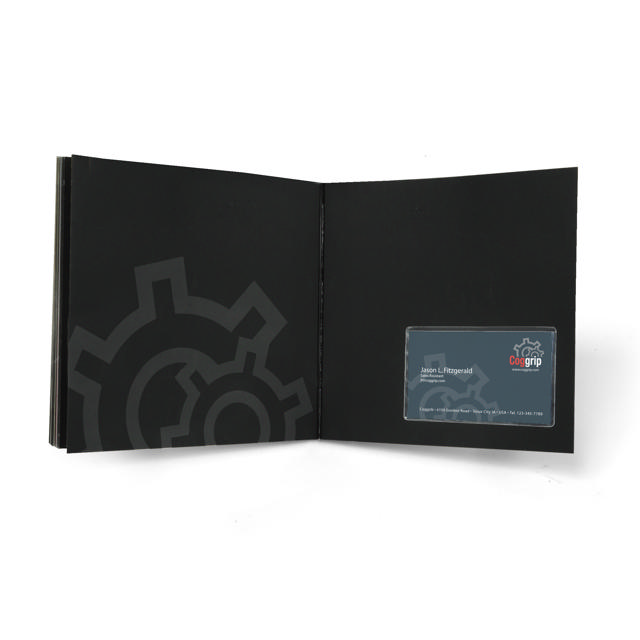 Top-Loading Self-Adhesive Business Card Pockets
