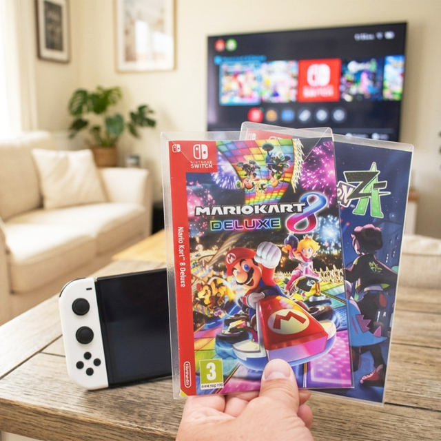 Self-adhesive Game & Memory Card Pockets