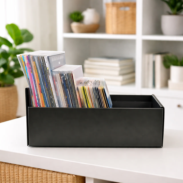 Storage Box for DVD, CD and Blu-Ray Sleeves