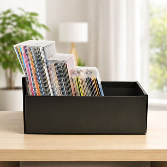 Storage Box for DVD, CD and Blu-Ray Sleeves