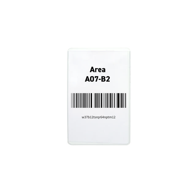 Magnetic Label Holder, 60 x 95 mm, Short Side Opening