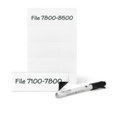 Magnetic Label Holder, 35 x 102 mm, with Inserts