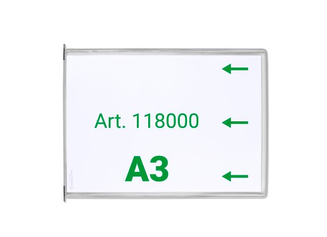 Tarifold Pivoting Pockets A3, Landscape, Right Side Loading