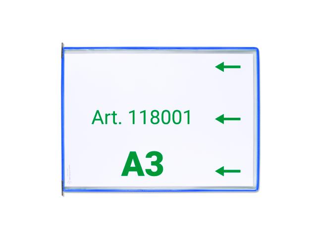 Tarifold Pivoting Pockets A3, Landscape, Right Side Loading