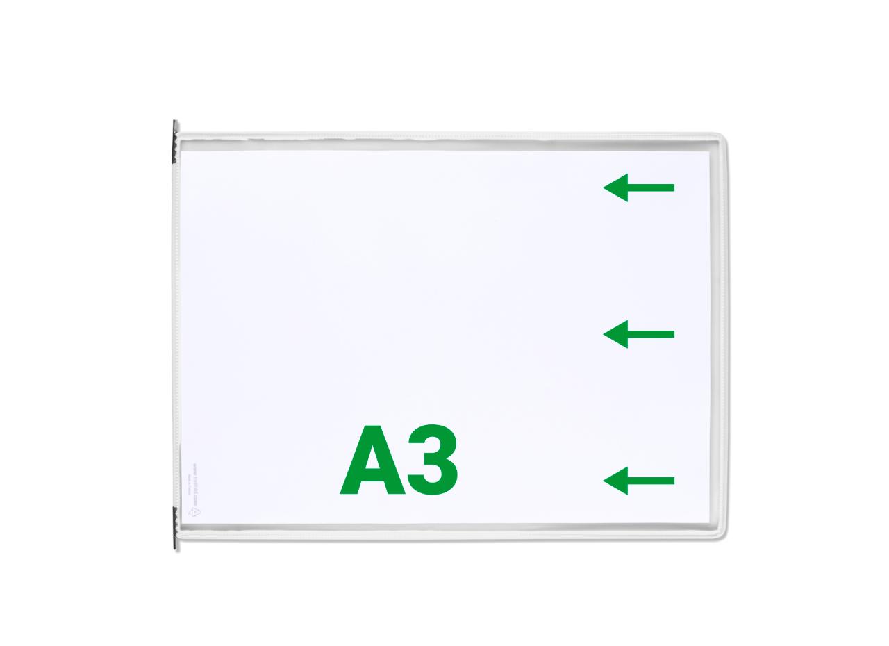 Tarifold Pivoting Pockets A3, Landscape, Right Side Loading