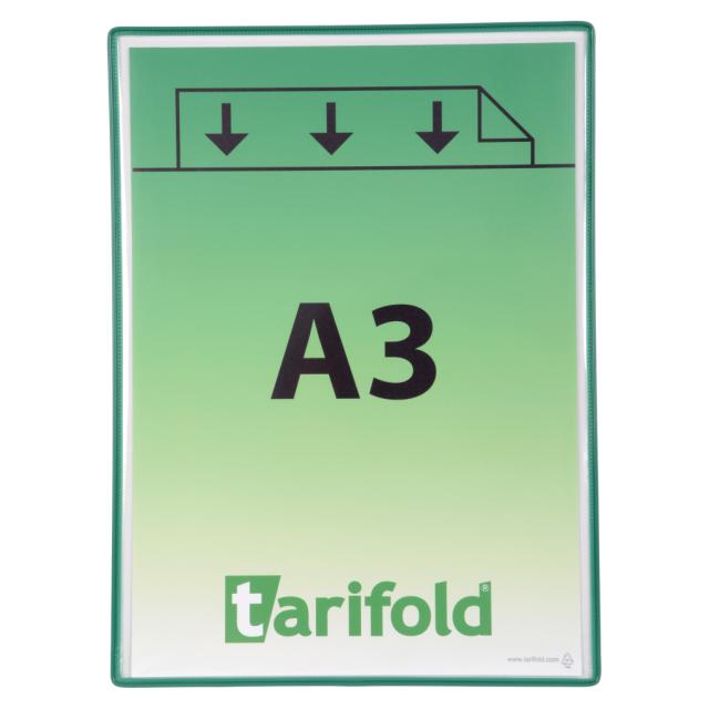 Tarifold Standard Pocket, without Pivots, A3, Portrait