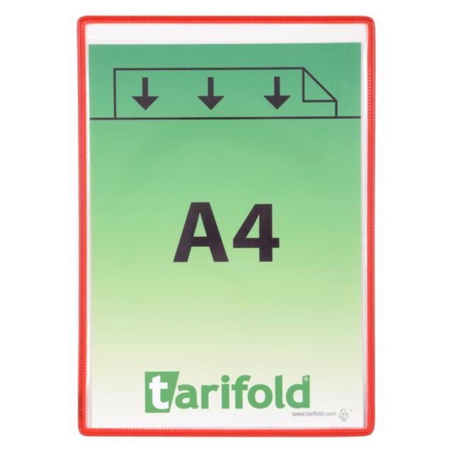 Tarifold Standard Pocket, without Pivots, A4, Portrait