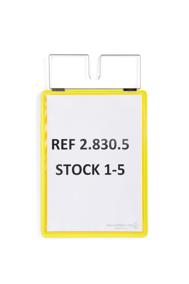 Hanging Reinforced Logistic ID Pocket, A5, Portrait, Side Loading