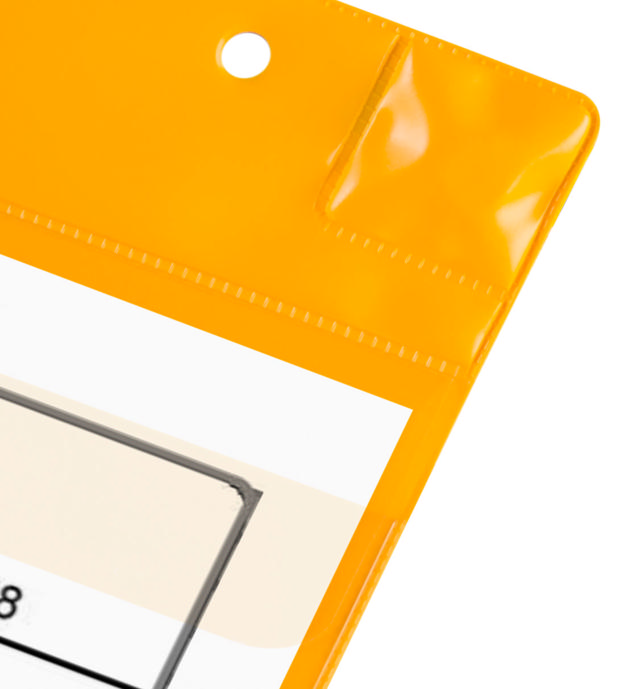 Magnetic Logistic ID Pocket, with Neodymiums and Flap, A4, Portrait