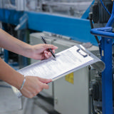 Hanging Clipboard, Aluminium, A4, Portrait