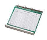 Magnetic 4-Ring Display Binder with Ledge, Aluminium, A4, Landscape