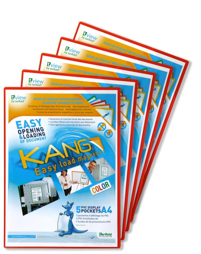Kang Easy Load Magnetic Signage Pocket, A4