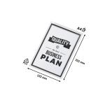 Kang Easy Load Self-adhesive Signage Pocket, Repositionable, A4 