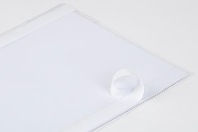Kang Easy Load Self-adhesive Signage Pocket, Repositionable, A4