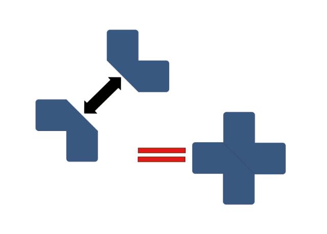 Adhesive Floor Marking Symbol, L Shape