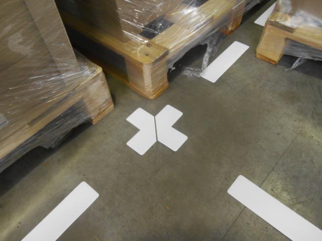 Adhesive Floor Marking Symbol, L Shape