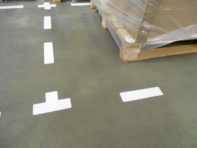 Adhesive Floor Marking Symbol, T Shape