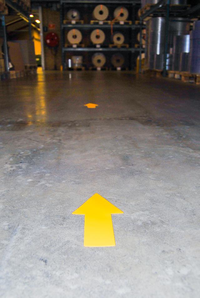 Adhesive Floor Marking Symbol, Arrow