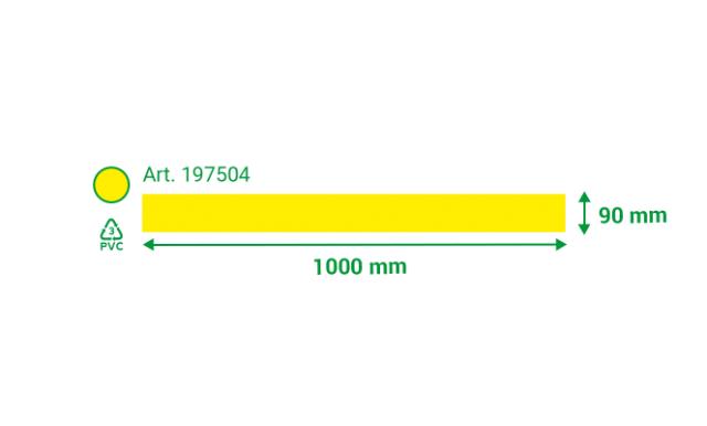 Adhesive Floor Marking Line, 90x1000 mm