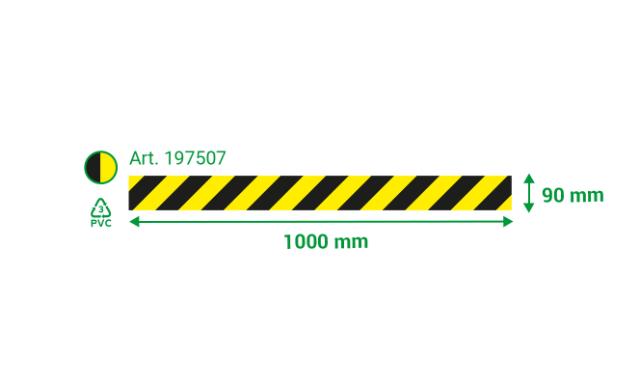 Adhesive Floor Marking Line, 90x1000 mm