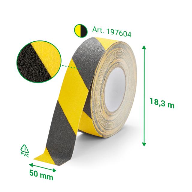 Adhesive Anti-slip Safety Tape, 50 mm