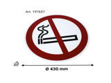 Adhesive safety pictogram, No smoking