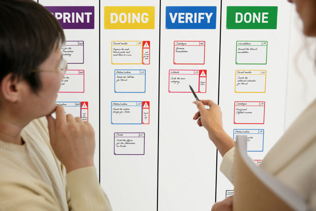 Magnetic Title Cards, Scrum, 175 x 75 mm