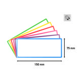 Magnetic Task Card Kit for Agile Board, 6 Columns, M Cards