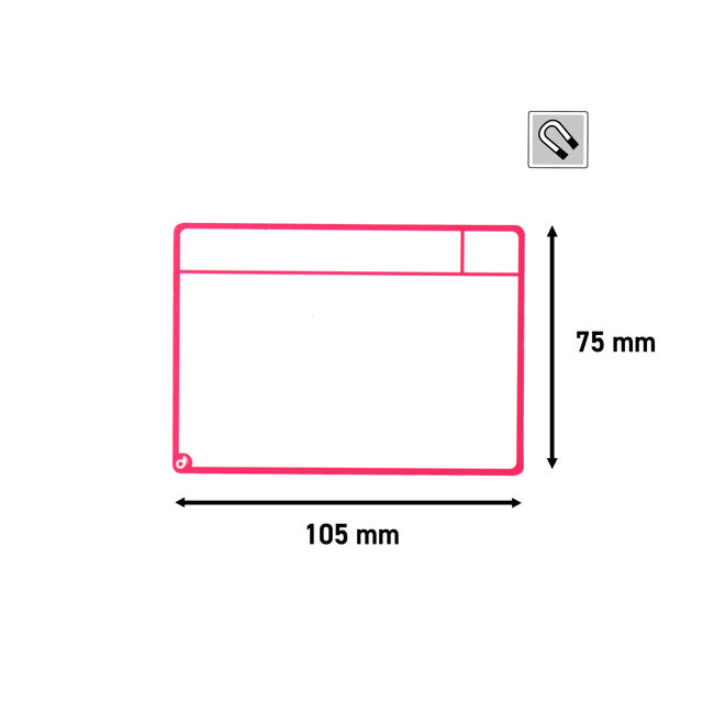 Magnetic Task Card Kit for Agile Board, 6 Columns, M Cards