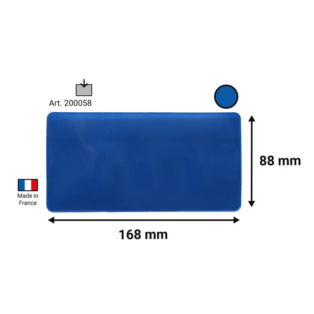 Self-adhesive Logistic Label Holder 160 x 80 mm