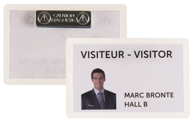 Self-Laminating Badge Kit, with Magnets and Inserts