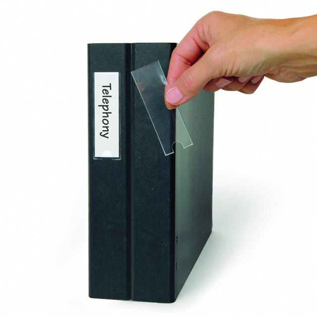 Self-adhesive Label Holders, 1'' x 3''