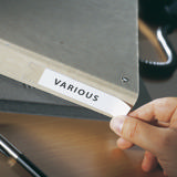 Self-adhesive Label Holders, 1'' x 3''