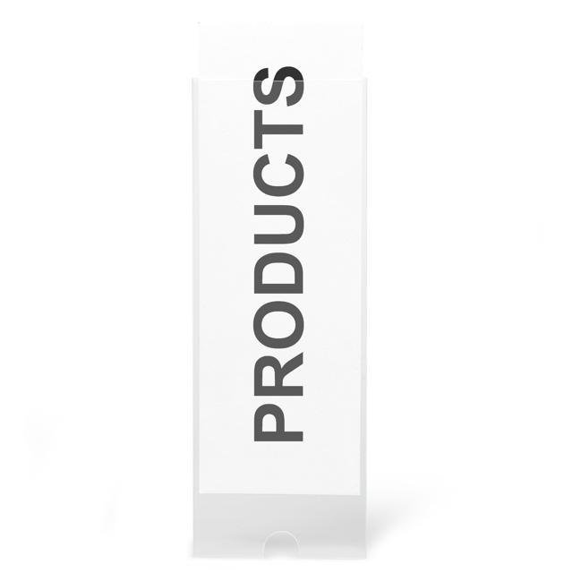 Self-adhesive Label Holders, 1'' x 3''