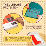 Self-adhesive Poly Pocket, Top Opening, 3'' x 5'' 