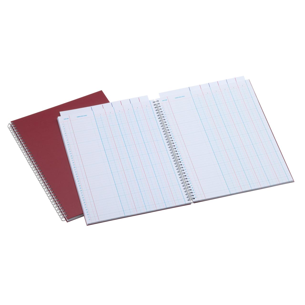 Atlanta Tabular Register, 2 x 6 columns, 321 x 226 mm