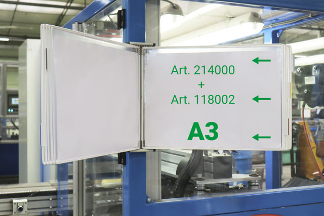 Tarifold Pivoting Pockets A3, Landscape, Right Side Loading