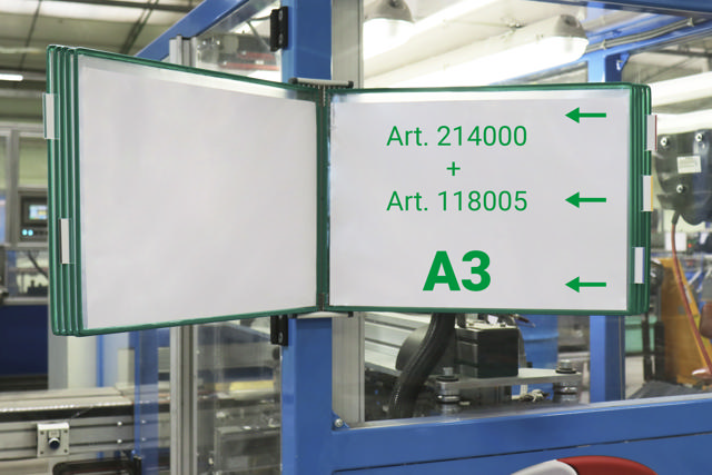 Tarifold Pivoting Pockets A3, Landscape, Right Side Loading