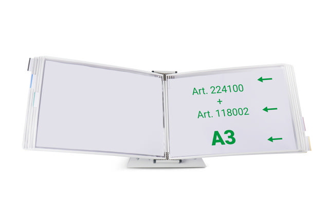 Tarifold Pivoting Pockets A3, Landscape, Right Side Loading