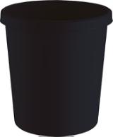 Re-Solution Office Waste Bin, 18 L, at least 80% recycled, Blue Angel