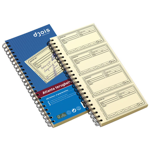 Atlanta Telephone message, self-copying, 400 notes, NL text, FSC®