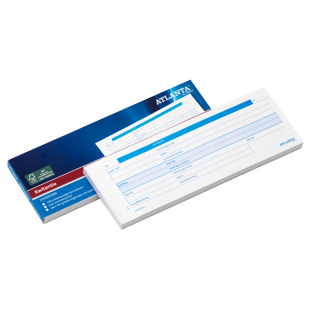 Atlanta Receipt Form, NL Text, FSC®