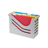 Re-Solution Office Box, with 5 A4 Euroflex Suspension File Folders, 100% Recycled, Blue Angel