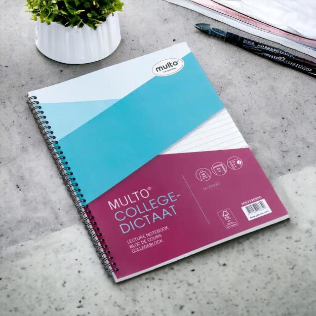 Multo Notebook, A4, Lined, 23 rings