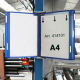 Tarifold Metal Wall Document Display System, A4, 10 Pockets