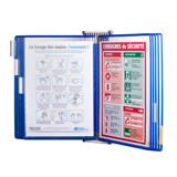 Tarifold Metal Wall Document Display System, A4, 10 Pockets (Colour Packaging)