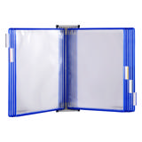 Tarifold Metal Wall Document Display System, A4, 10 Pockets (Colour Packaging)