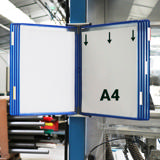 Tarifold Metal Wall Document Display System, A4, 10 Pockets (Colour Packaging)